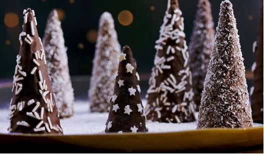 forêt de sapins choco-framboise